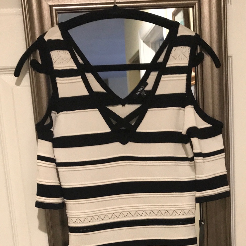 Xoxo long dress in multicolor, size s. NWT.